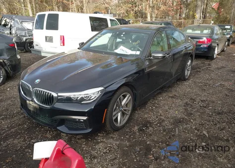 2019 BMW 740I xDrive from USA, damaged, VIN WBA7E4C56KGV70137